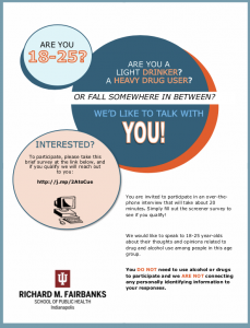 Flyer for Survey