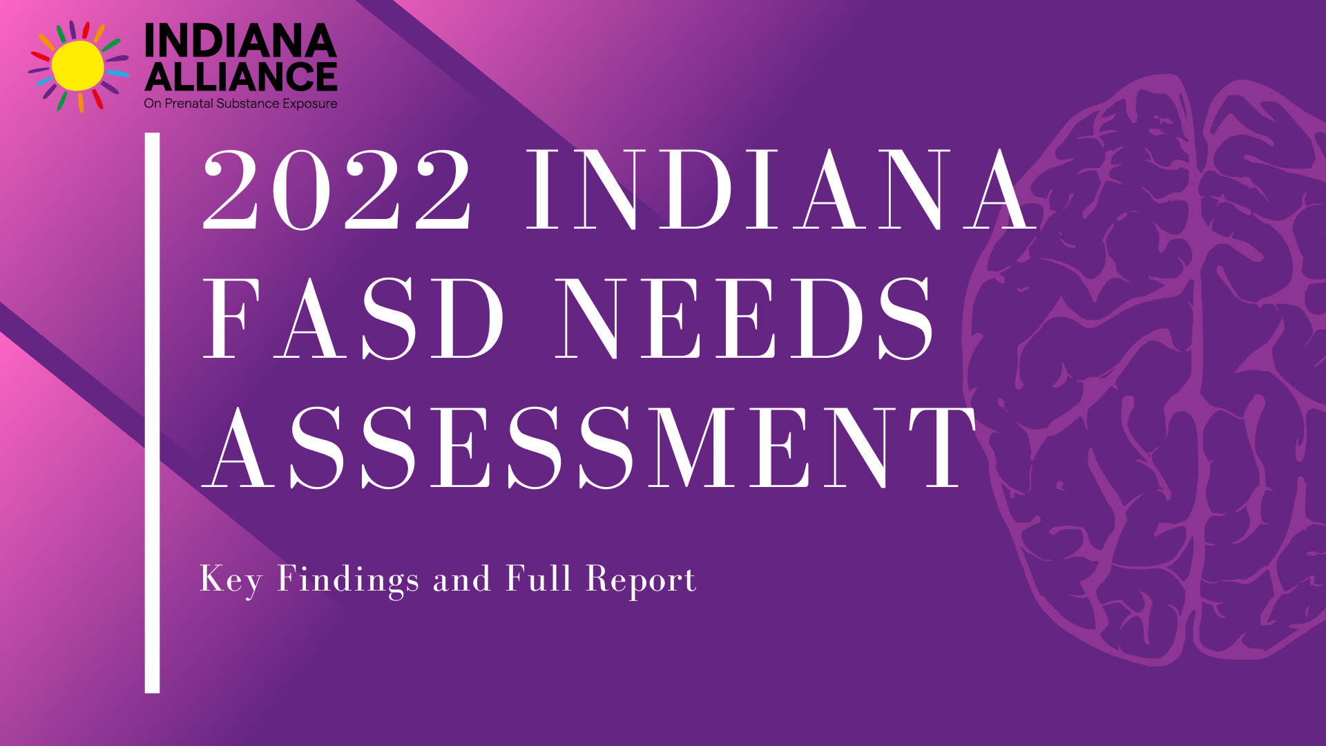 2022 Indiana FASD Needs Assessment. Key findings and full report.