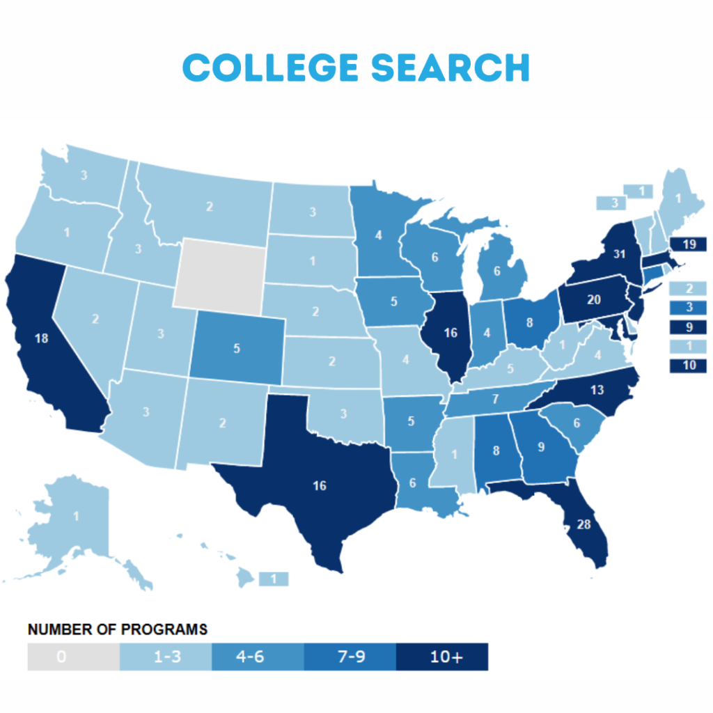 Think College search tool for postsecondary education for students